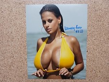 Wendy Fiore Signed 8x10 Photo Sexy Model Authentic Auto Instagram Inscription  picture