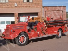 H.D. 1945 Mack Pleasanton F.D. Eng. 4 Metal Sign 9