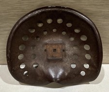 Vintage /Antique Pressed Steel Tracto Seat-Farm Implement Seat -Patina Decor picture