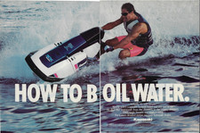 1989 Kawasaki Jet Ski Watercraft How to Boil Water Start Cookin VINTAGE PRINT AD picture