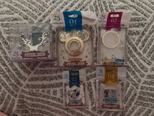 DisneySea 25th Anniversary Sparkling Jubilee Mickey Silver Locket Set- 5 Piece picture