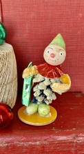 *RARE* Vintage Germany US Zone Pinecone Clown~Cotton Spun~Chenille picture