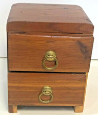 Vintage Cedar Wood Souvenir Trinket Box - Potter County, PA Black Forest  picture