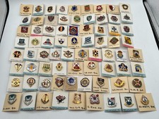 Lot Of 73 Vintage US Army Military DUI Distinctive Unit Insignia Crest Pins picture