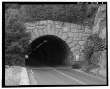 Photo:Yosemite Village California Big Oak Flat Road Tunnel No. 3 1930s picture