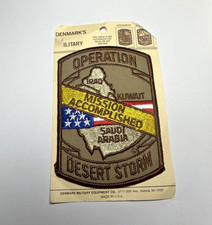 Vintage Operation Desert Storm Mission Accomplished Gulf War Patch USA Made NOS picture