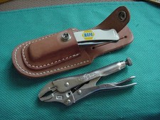 Vintage FU-dpall Petersen Dewitt Vise Grip Napa Knife Leather Belt Sheath- MINT* picture