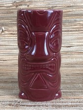 Plantation Rum Tiki Mug Purple Glaze 6.5