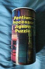 vintage 1990s promo Intel Pentium Processor 550 piece jigsaw puzzle picture