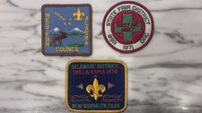Vintage Boy Scouts BSA Patch Lot of 3 – Alaska Council, 1971 First Aid, 1974 picture