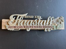 Flagstaff, Arizona License Plate Topper, Aluminum Specialty Co. Atchison KS picture