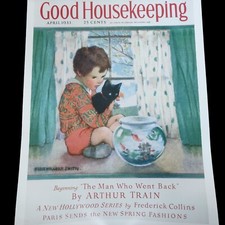 Vintage Good Housekeeping April 1933 Poster Print Jessie Willcox Smith 12