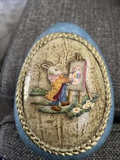 Vintage Easter Egg Candy Paper Mache Egg.  Rare picture