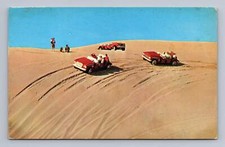Muskegon Vintage Michigan Postcard Silver Lake Dune Scooter Rides 1963 picture