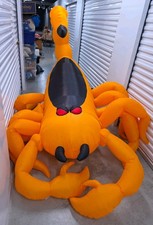 RARE Gemmy Prototype Halloween Scorpion Orange 20283-00 UNRELEASED 2007 picture