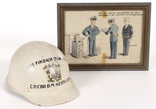 USS Finback (SSN-670) Nuclear Submarine Commanding Officer’s Helmet + More picture