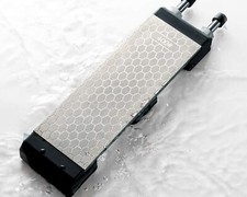8 inch Diamond Sharpening Bench Stone Knife Sharpener Double Sided 400/1000 Grit picture