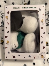 Starbucks / Peanuts Collab Snoopy Plush Brand New AUTHENTIC In Hand Ships Now picture