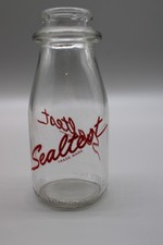Vintage Sealtest Glass Milk Bottle - 1/2 Pint Nice clear glass picture