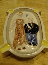 Vtg 1950s Risque Oh Ah Novelty Ashtray Guam USA Gateway to Micronesia Military picture