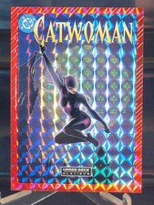 2026 Upper Deck Platinum DC #VC69 Catwoman Cover Variant RED TESSELLATION #06/15 picture
