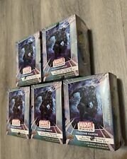 2023 Upper Deck Marvel Platinum Blasters Trading Cards x5 New / Sealed picture
