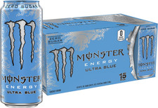 Energy Ultra Blue, Sugar Free Energy Drink, 16 Ounce | Pack of 15 picture