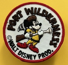 VINTAGE 1970s WALT DISNEY WORLD FORT WILDERNESS MICKEY MOUSE PATCH – UNUSED picture