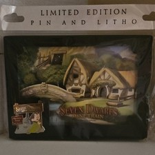VERY RARE Walt Disney World Limited Edition Pin & Lithogragh Set - Sealed picture