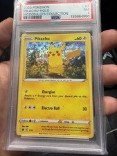 Pikachu 7/015 McDonald's Pokemon Promo 2022 Rare PSA Heavy holo bleed 🩸 error picture
