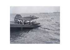 1932 German Catapult Seaplane Junkers Ju 46 Europa D-2244 Glass Negative OOAK picture