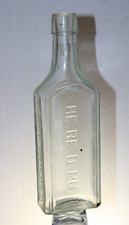 ATLANTA GA HE RE B PU MEDICINE BOTTLE C W COOLEY H B JOHNSON'S  8 1/8'' picture