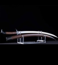 Handmade Chinese Genghis Khan Sword, Katana Tone with Scabbard For Outdoor&Decor picture