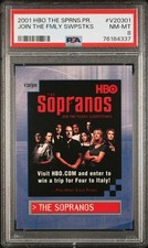 2001 The Sopranos Family HBO Rookie Card Promo VERY LOW POP 1 of 1 RC PSA 8 picture