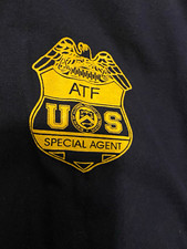 “US ATF Special Agent” Duty Worn Official SS Shirt Men's XL-Law Enforcement picture