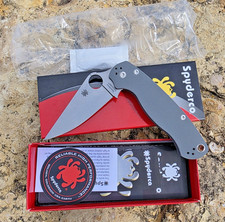Spyderco Paramilitary 2 Maxamet C81GPDGY2 Gray G10 Handle picture