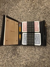 NWOT Vintage Double-deck Playing Cards Travel Set Promotional Dewey’s Fenton, Mi picture