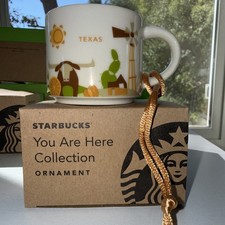 Starbucks You Are Here 2oz Ornament Approved Sample - TEXAS picture