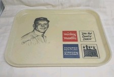 Vintage Original Mickey Mantle Country Cookin SERVING TRAY RAREST The GRAIL picture