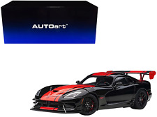 2017 Dodge Viper 1:28 Edition ACR Black with Red Stripes 1/18 Model Car picture
