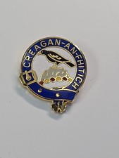 MacDonnell of Glengarry Clan Crest Pin Cregan an Fhithich Rock of the Raven picture