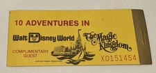 Rare Vtg Complimentary Guest Walt Disney World Magic Key Coupon Book Of 7 Tix picture
