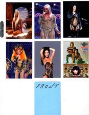 CHER     CUSTOM   NOVELTY TRADING CARD 6 CARDS   SET picture