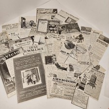 30 Larger Antique Victorian ads early 1900s magazine quarter page and column ads picture