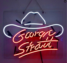George Strait Beer Neon Sign Home Bar Cave Club Decor 19