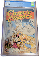 Comic Capers #5 CGC 3.5 OW-W 1946 Marvel Timely Golden Age Super Rabbit Rare Pop picture