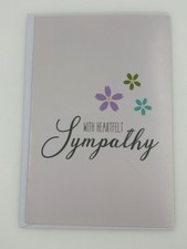 Heartfelt Sympathy Greeting Card with Floral Design picture