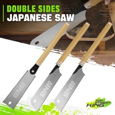 3pc Japanese Saw Tool Set Double Side Pull-cut Hand Saw 9 Inch Blade Woodworking picture