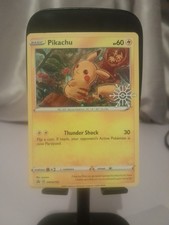 Pokemon Tcg Holiday Calendar - Pikachu SWSH153 - Snowflake Promo picture