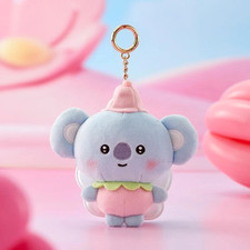 BT21 Cartoon Character Keychain Chimmy Cooky Koya Shooky Tata Bag Charm Gift picture